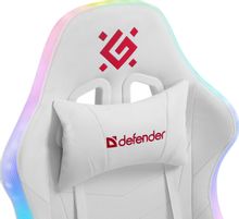 Кресло игровое Defender Factor X RGB, белый