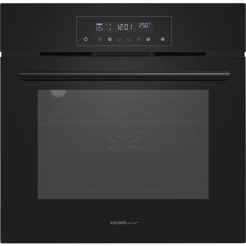 Духовой шкаф электрический HOMSAIR OEH606BK, 60л, дверца с 3 стеклами, черный