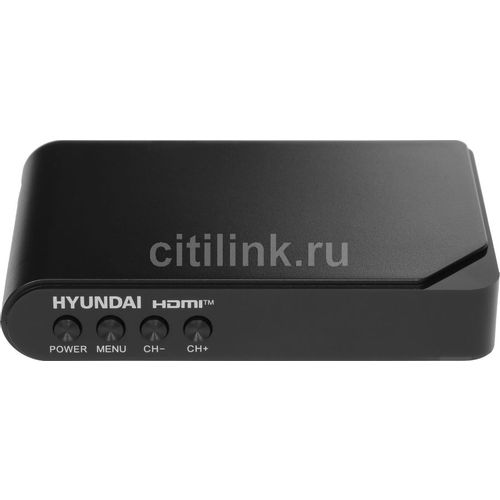 Ресивер DVB-T2 Hyundai H-DVB200, черный