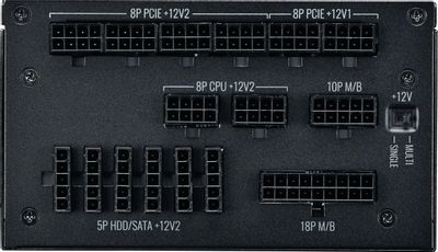 Блок питания Cooler Master V1300, 1300Вт, 140мм, черный, retail [mpz ...