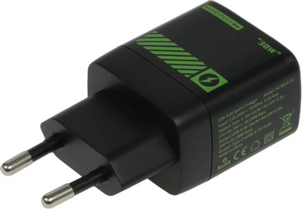 Сетевое зарядное устройство MOVESPEED AC30, USB-A, USB-C, 30Вт, 3A, черный