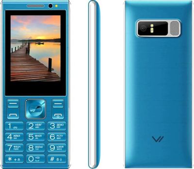 Характеристики Сотовый телефон Vertex D536 голубой (1427654) смотреть в ...