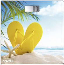 Изображение товара Напольные весы CENTEK CT-2426 с рисунком пляж, 180 кг, 100 г