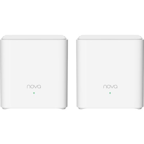 Бесшовный Mesh роутер TENDA EX3, Wi-Fi 6, AX1500, 2.4/5ГГц, 1 WAN/LAN, белый, 2 шт. в комплекте [ex3(2-pack)]