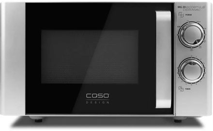 Микроволновая печь CASO MG 20 Ecostyle Ceramic, 700Вт, 20л, серебристый