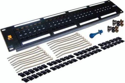 Патч-панель Lanmaster LAN-PPL48U6 19" 2U 48xRJ45 кат.6 UTP