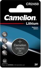 Изображение товара Батарейка CAMELION Lithium CR2450-BP1, 3В, 1 шт.