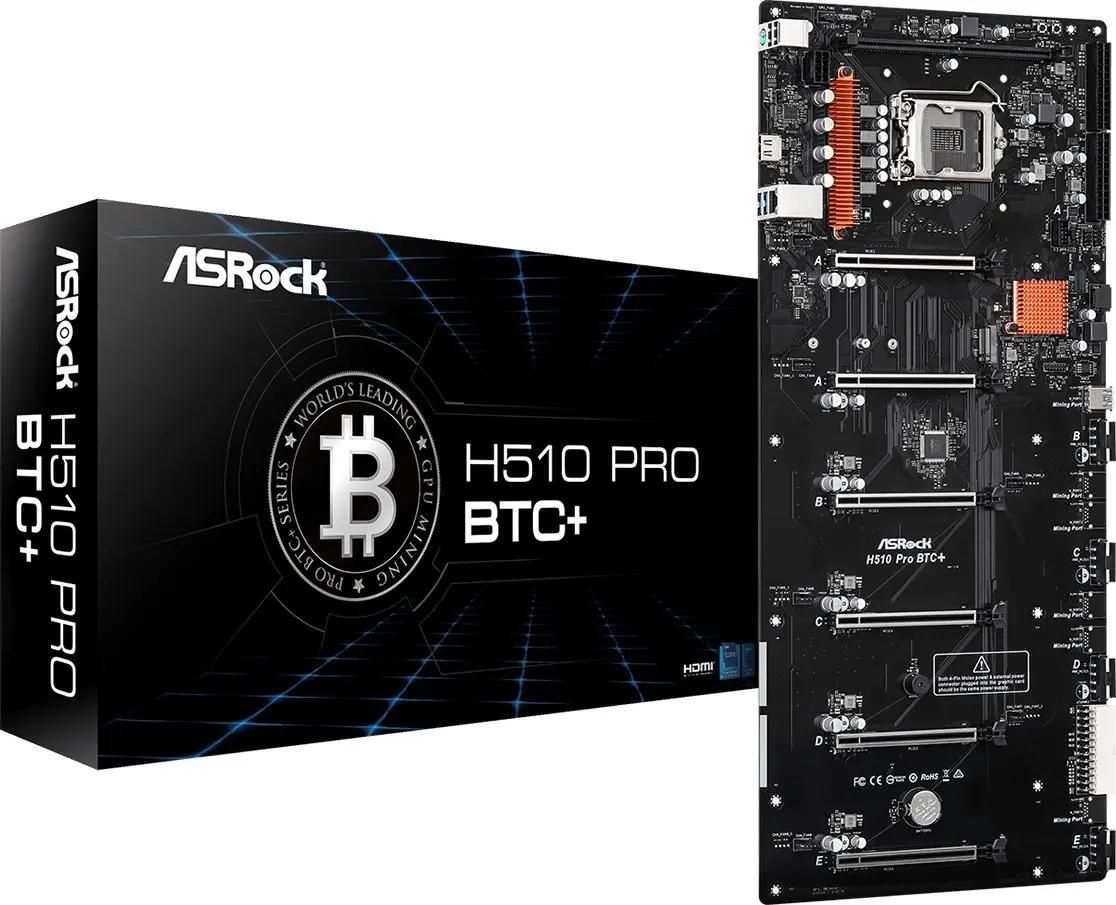 ASRock H510 PRO BTC LGA 1200 Intel H510 Ret 1601279
