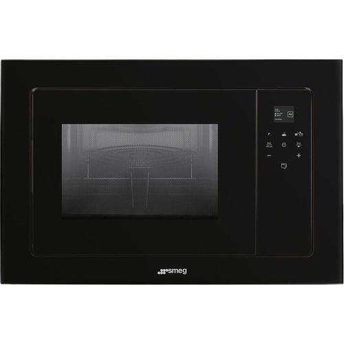 Встраиваемая микроволновая печь SMEG Linea FMI120B3, 20л, 800Вт, черный