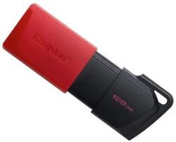 Флешка USB Kingston DataTraveler Exodia M 128ГБ, USB3.2, черный и красный