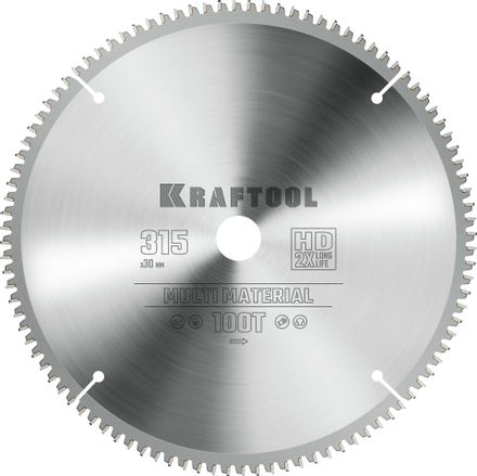 Пильный диск Kraftool 36953-315-30, 315мм, 30мм, по алюминию