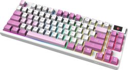 Клавиатура MSI Forge GK600, беспроводная, механическая, белый/фиолетовый