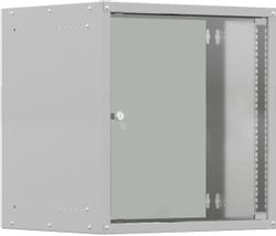 Шкаф коммутационный NTSS Lime NTSS-WL9U5560GS настенный, стеклянная передняя дверь, 9U, 550x500x600 мм