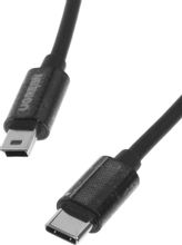 Изображение товара Кабель USB UGREEN US242 mini USB B (m) - USB Type-C 1м черный