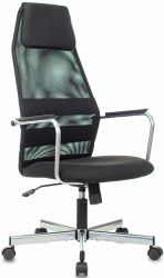 Кресло Бюрократ Kb-5M/Sl, сетка/ткань, до 120кг, черный