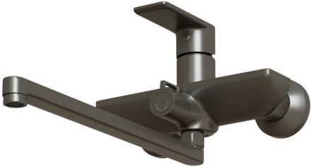 Смеситель для кухни (мойки) MIXLINE Стандарт А 556595, графит [МЛ33-02Г/ML33-02GR]