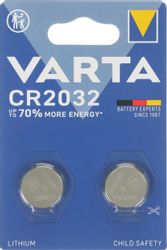Изображение товара Батарейка VARTA CR2032 BL2 Lithium 3V, 2 шт. для часов и гаджетов