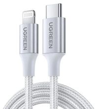 Изображение товара Кабель UGREEN US304 Lightning USB Type-C 2м серый MFI Изображение товара Кабель UGREEN US304 Lightning USB Type-C 2м серый MFI