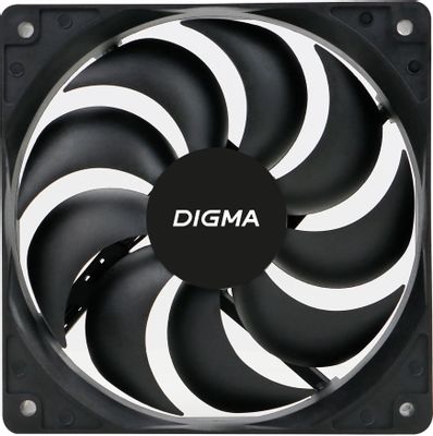 Вентилятор Digma DFAN-120-9,  120мм, Ret