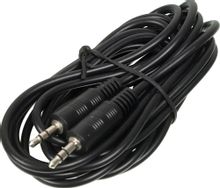 Изображение товара Кабель аудио NingBo JAAC002-3, Jack 3.5 (m) - Jack 3.5 (m), 3м, черный