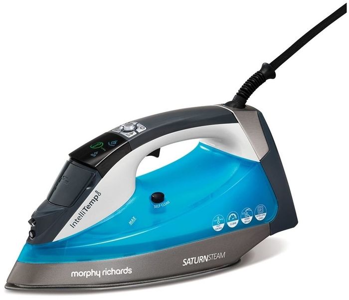 Утюг MORPHY RICHARDS Saturn 305003,  2400Вт,  голубой/белый