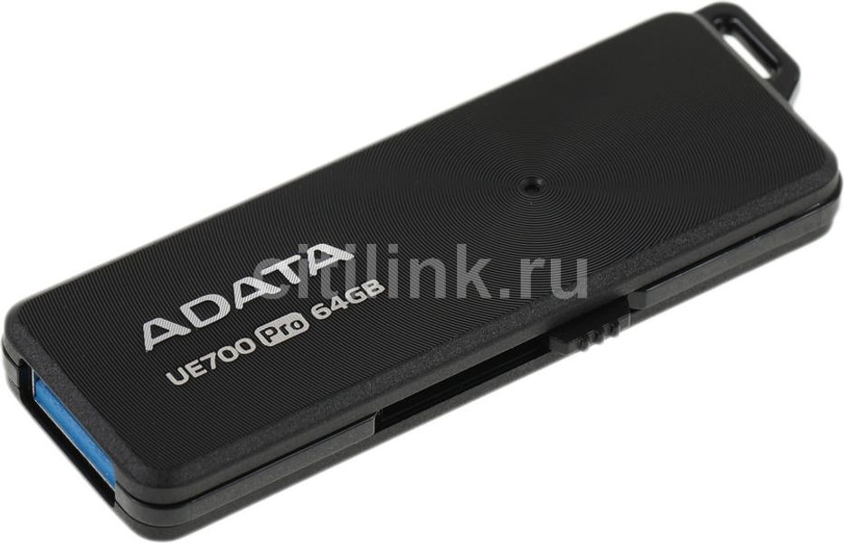 Флешка USB A-Data UE700 Pro AUE700PRO-64G-CBK 64ГБ, USB3.0, черный