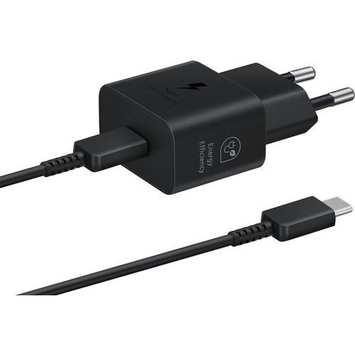 Сетевое зарядное устройство Samsung EP-T2510, USB-C, USB-C, 25Вт, 3A, черный [ep-t2510xbegeu]