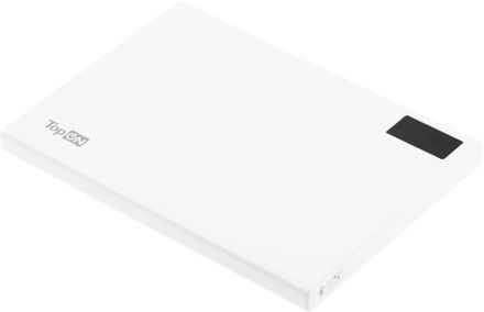 Внешний аккумулятор (Power Bank) TopON TOP-MAX2,  30000мAч,  белый [102468]