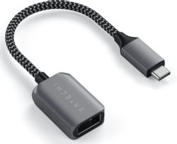 Адаптер Satechi, USB Type-C (m) - USB (f), 0.03м, серый
