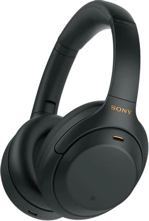 Наушники Sony WH-1000XM4, 3.5 мм/Bluetooth, накладные, черный [wh-1000xm4/b]