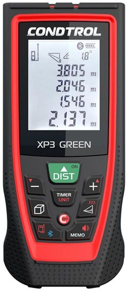 Лазерный дальномер Condtrol XP3  Green, 2 класс лазера, 520нм, луч зеленый [1-4-107]