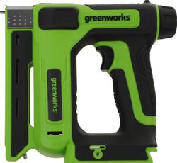 Степлер строительный аккумуляторный GREENWORKS G24CS10