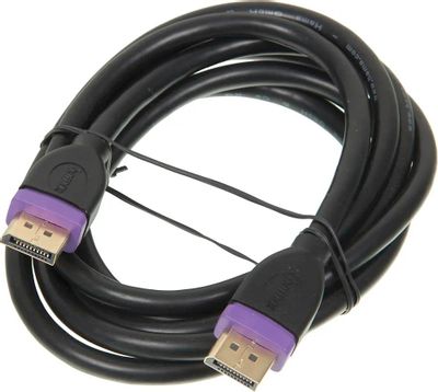 Кабель Display Port HAMA DisplayPort (m) -  DisplayPort (m),  GOLD ,  1.8м,  черный [00078442]