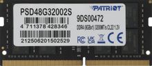 Изображение товара Patriot PSD48G32002S DDR4 8ГБ 3200МГц SO-DIMM