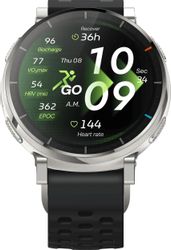 Смарт-часы AMAZFIT Active 3 Premium Apex, 45мм, 1.32", черный/серебристый