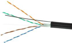 Кабель CABLEXPERT UPC-5051E-SO-OUTR UTP, кат.5E, 305м,  черный