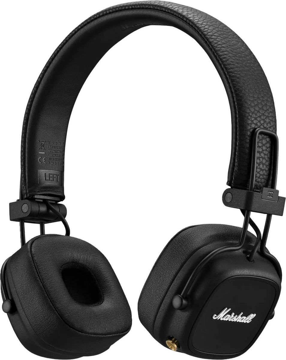 Характеристики Наушники MARSHALL Major IV, 3.5 мм/Bluetooth, накладные,  черный [1005773] (1491573) смотреть в СИТИЛИНК