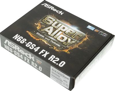 ASROCK N68 GS4 FX R2.0 SocketAM3 nVidia GeForce 7025 mATX Ret 410533