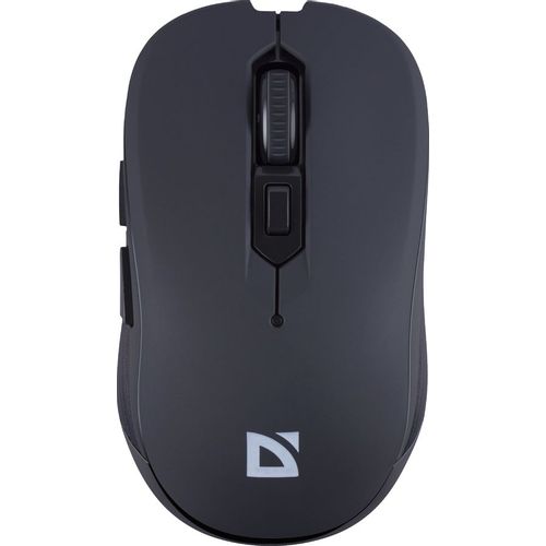 Мышь беспроводная Defender Gassa MM-105, радио, оптическая, USB, 1600dpi, черный [52105]