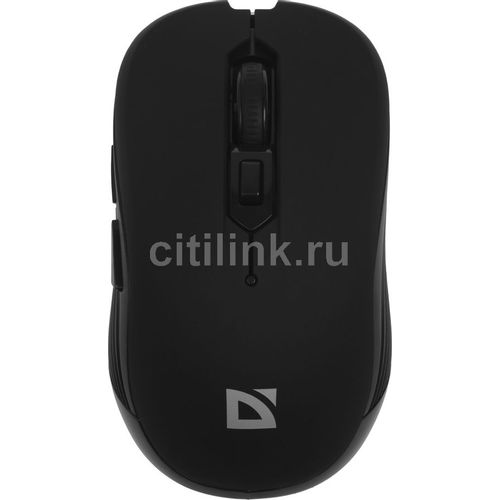 Мышь беспроводная Defender Gassa MM-105, радио, оптическая, USB, 1600dpi, черный [52105]