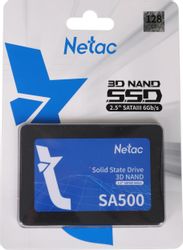Изображение товара 128ГБ SSD накопитель NETAC SA500 NT01SA500-128-S3X 2.5", SATA III, SATA Изображение товара 128ГБ SSD накопитель NETAC SA500 NT01SA500-128-S3X 2.5", SATA III, SATA