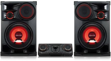 Музыкальный центр LG CL98-FS, 3500Вт, с караоке, Bluetooth, FM, USB, черный