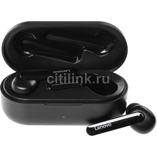 Наушники Lenovo HT28, Bluetooth, внутриканальные, черный [ут000023561]