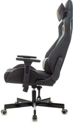 Кресло игровое KNIGHT Разведчик (Outrider), экокожа, до 150кг, черный