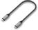 Изображение товара Кабель  Satechi,  USB Type-C (m) -  USB Type-C (m),  0.22м,  серый [st-u4c25m]