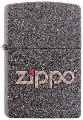 Зажигалка Zippo Classic 211 Snakeskin Zippo Logo латунь/сталь серый матовый