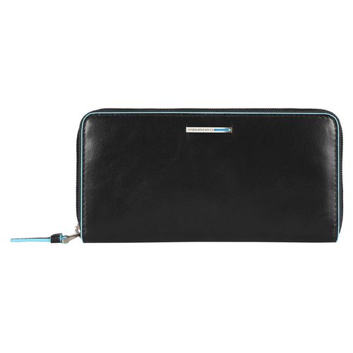 Кошелек женский Piquadro Blue Square, кожа натуральная, черный [pd3229b2r/n]