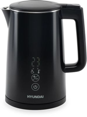 Обзор товара чайник электрический Hyundai HYK-S5509, 2200Вт, черный ...