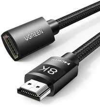 Изображение товара Кабель-удлинитель HDMI UGREEN HD151 0.5м ver 2.1 черный