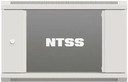Шкаф коммутационный NTSS Премиум NTSS-W6U6060GS-2 настенный, стеклянная передняя дверь, 6U, 600x370x600 мм
